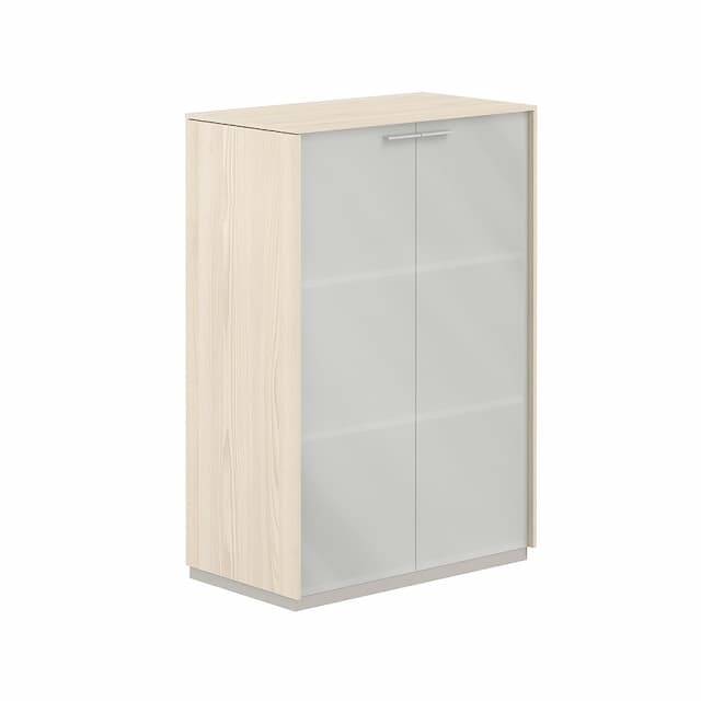 Шкаф средний со стеклом Norden Атлас NZ-0335.YN.GLM