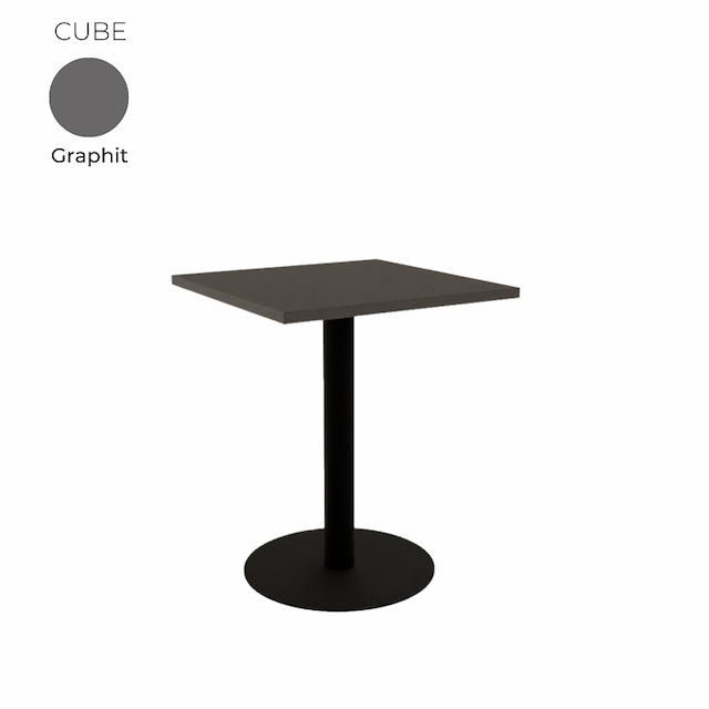 Стол обеденный квадратный Алсав 21CUBE.007 Graphit