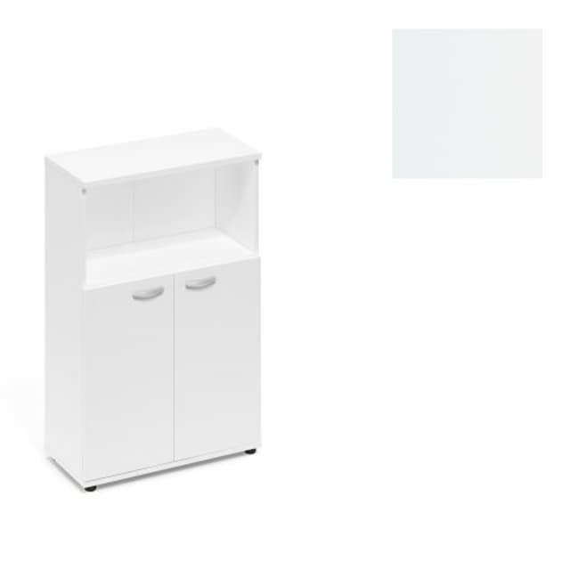 Шкаф средний полузакрытый Юнитекс А4 (78x36.4x119.4) А4 9363 БП белый премиум