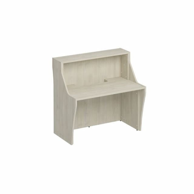 Стойка ресепшен прямая с вырезом Юнитекс КОМФОРТ К.9190 ДШ дуб шамони