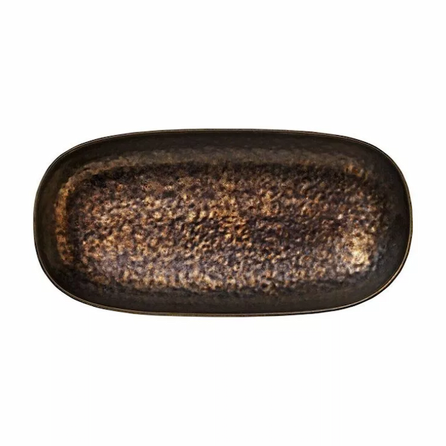 Блюдо овальное глубокое 30x15 см Fortessa Nivo Metallic World of Colours D752.231.0000