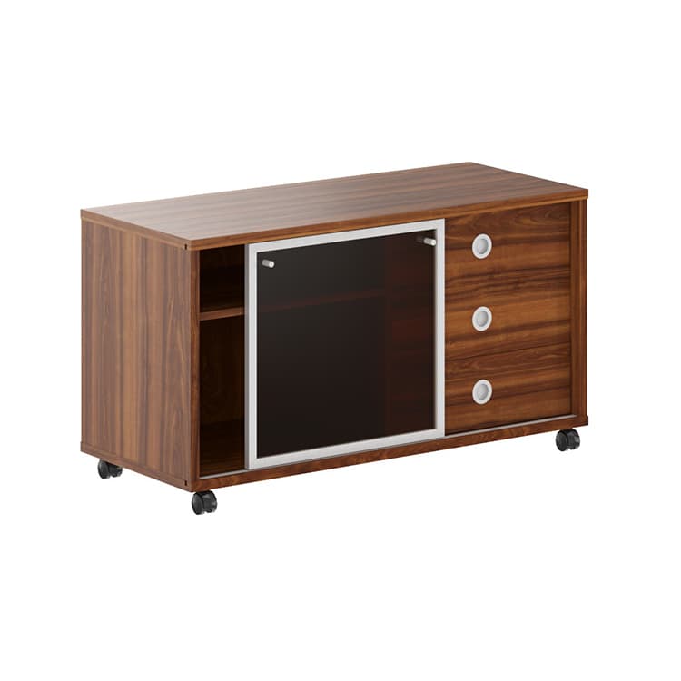 Тумба мобильная с дверью купе Skyland B 202.2A орех даллас 1200х500х660 BORN
