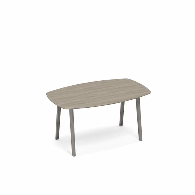 Стол для переговоров овальный METAL Юнитекс ТМ М1 145 вяз либерти