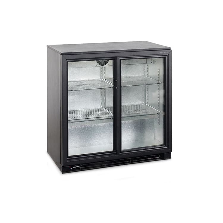 Шкаф холодильный со стеклом TEFCOLD BA20S-I барный черный
