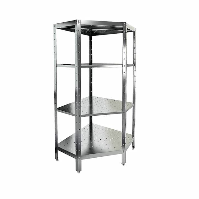 Стеллаж производственный угловой перфорированный Hicold НСКУВ-7/6 П