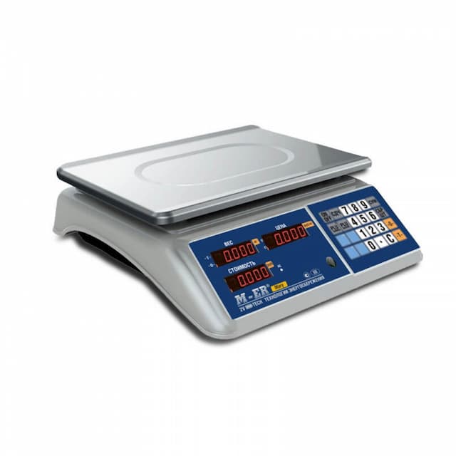 Торговые настольные весы MERTECH M-ER 223 AC-15.2 "Mary" LED