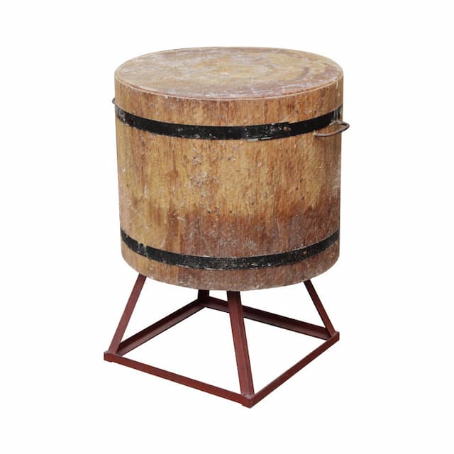 Колода раз. дуб D50-59см H45-50см+подст. металН30 WOOD бук